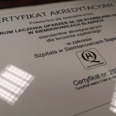 Certyfikat Akredytacyjny 2021